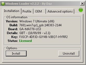 Windows 7 Loader  By Daz All Windows Activator [BEST] Free Download